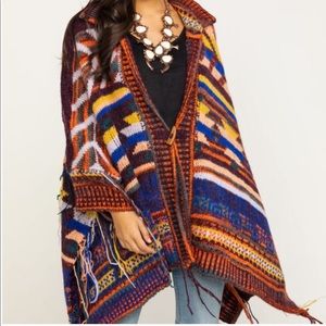 Free people women’s follow the arrow poncho